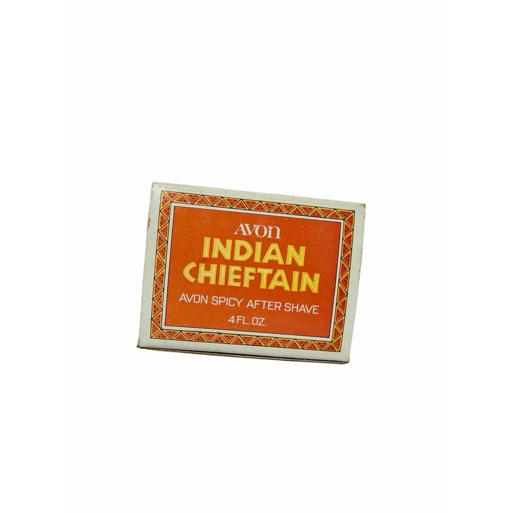 Avon Indian Chieftain Spicy Aftershave Liquid for Men 4 fl oz Bottle w/ Box
